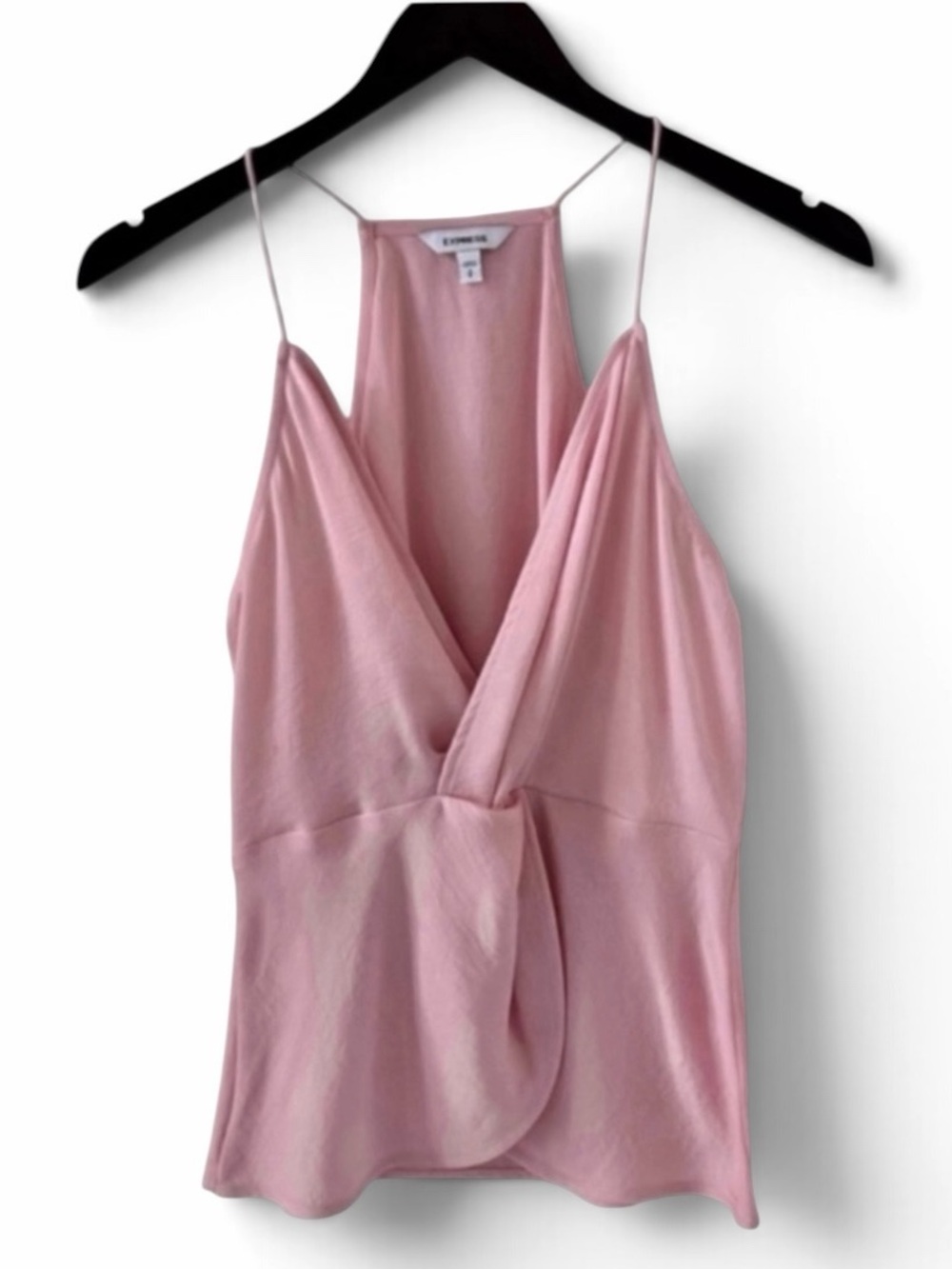 NEW Express Light Pink Sleeveless V-Neck Crossover Front Top Size Small
